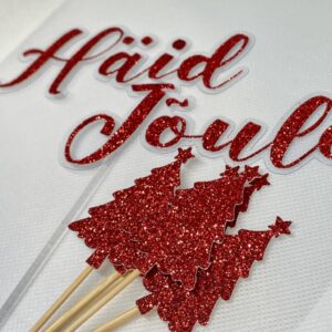 Jõuluteemaline topperite komplekt