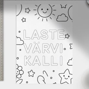 Prinditavad värvilehed lapsele