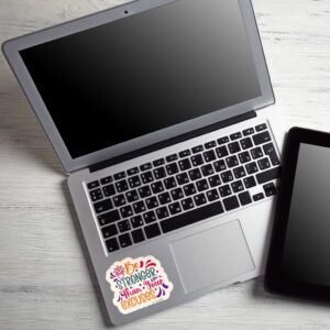 Vinüülkleebis "be stronger"