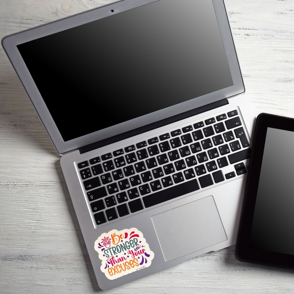 Vinüülkleebis "be stronger"