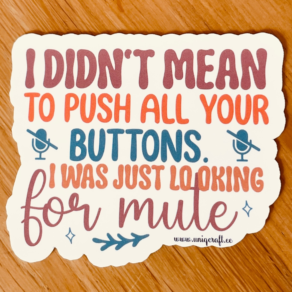 Vinüülkleebis "Buttons" - Image 2