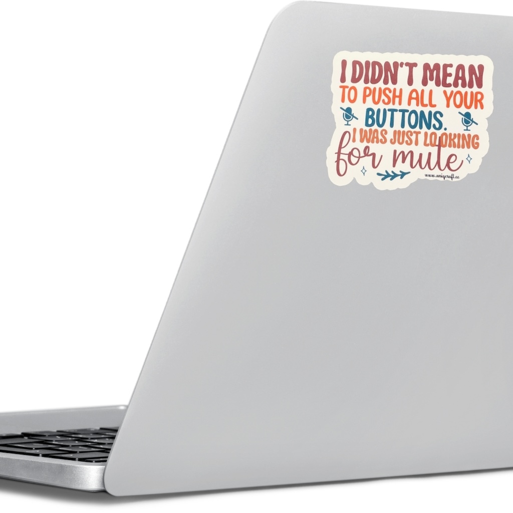 Vinüülkleebis "Buttons"