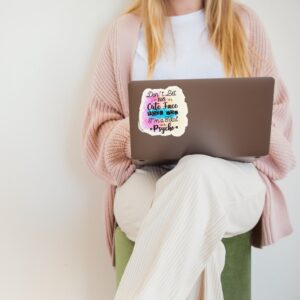 Vinüülkleebis "cute face"