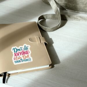 Vinüülkleebis "don't let"