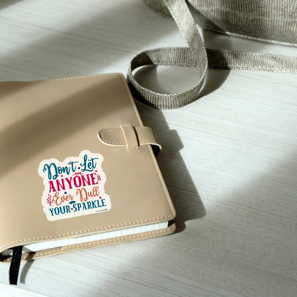 Vinüülkleebis "don't let"