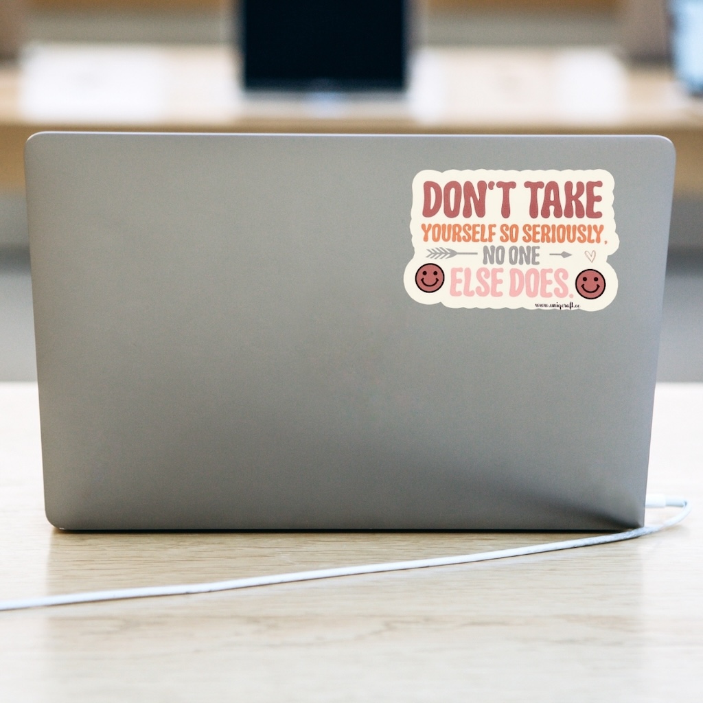 Vinüülkleebis "don't take"