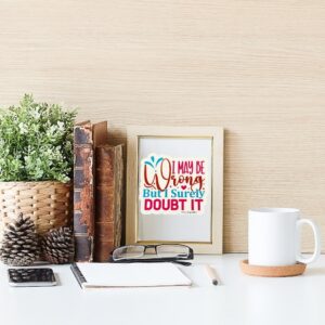 Vinüülkleebis "Doubt it"