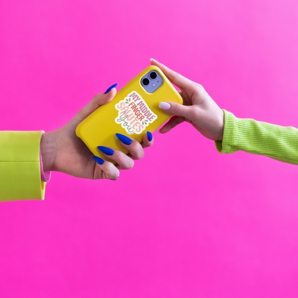 Vinüülkleebis "Finger"