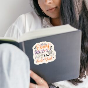 Vinüülkleebis "fresh start"