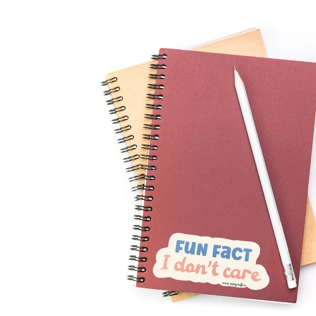 Vinüülkleebis "fun fact"