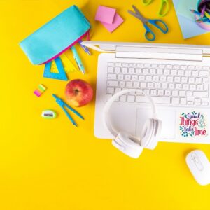 Vinüülkleebis "good things"