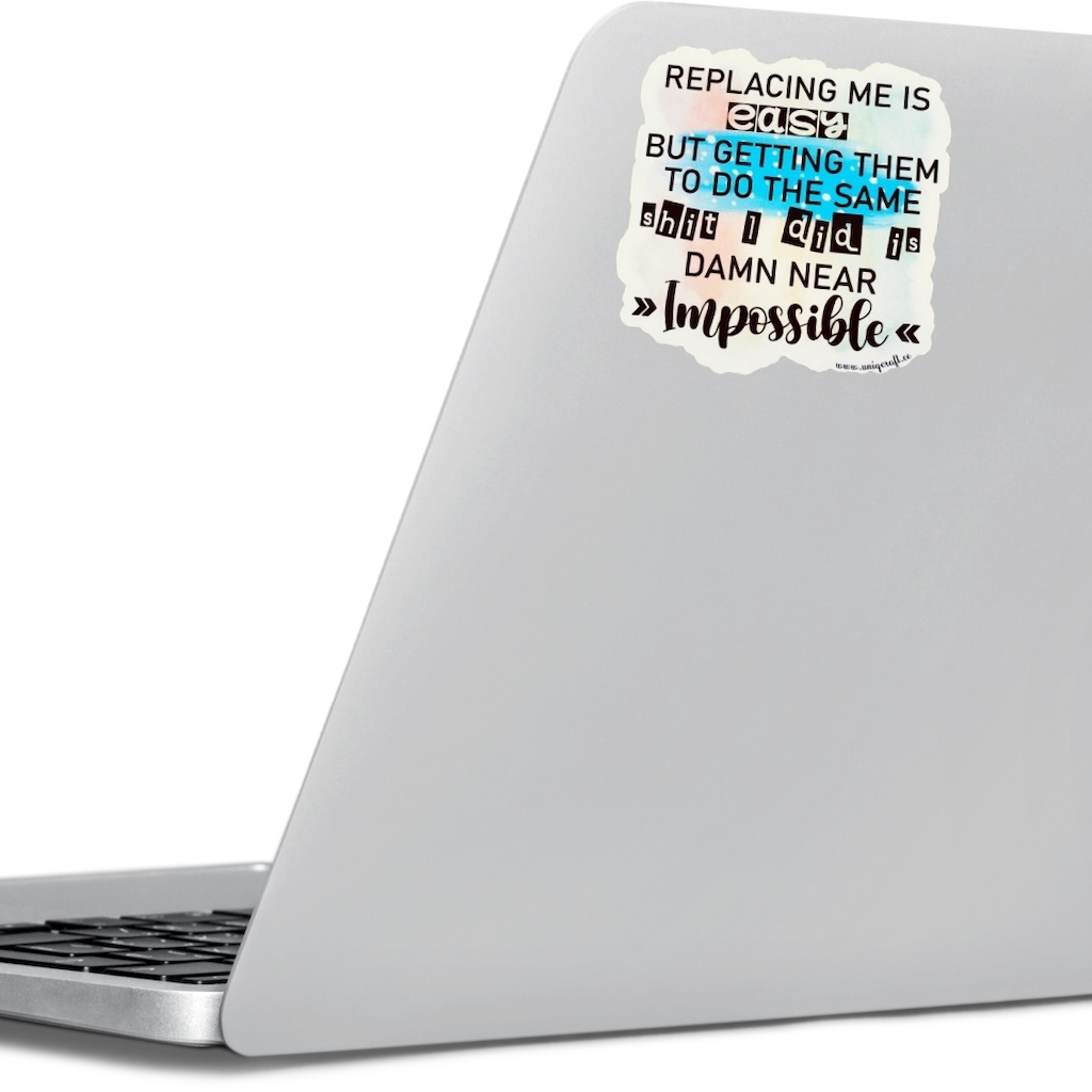 Vinüülkleebis "impossible"