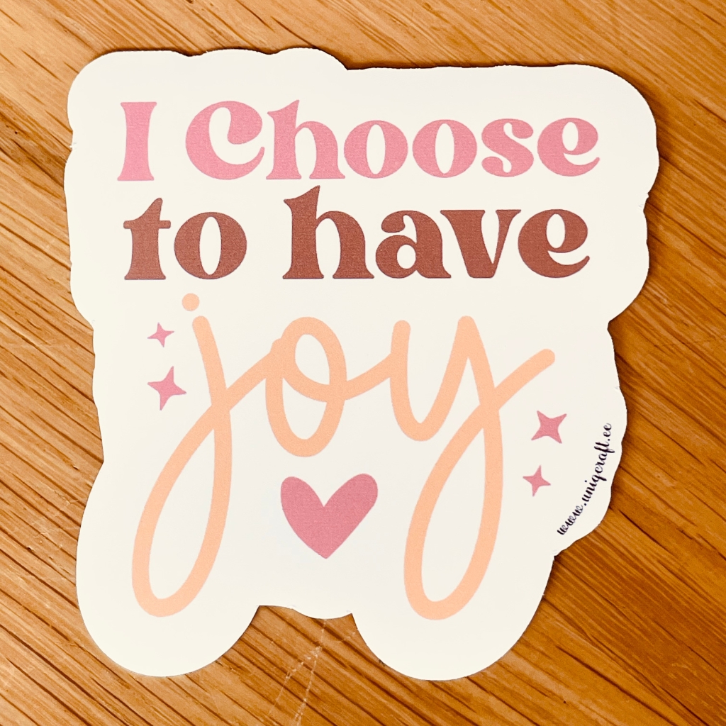 Vinüülkleebis "Choose" - Image 2