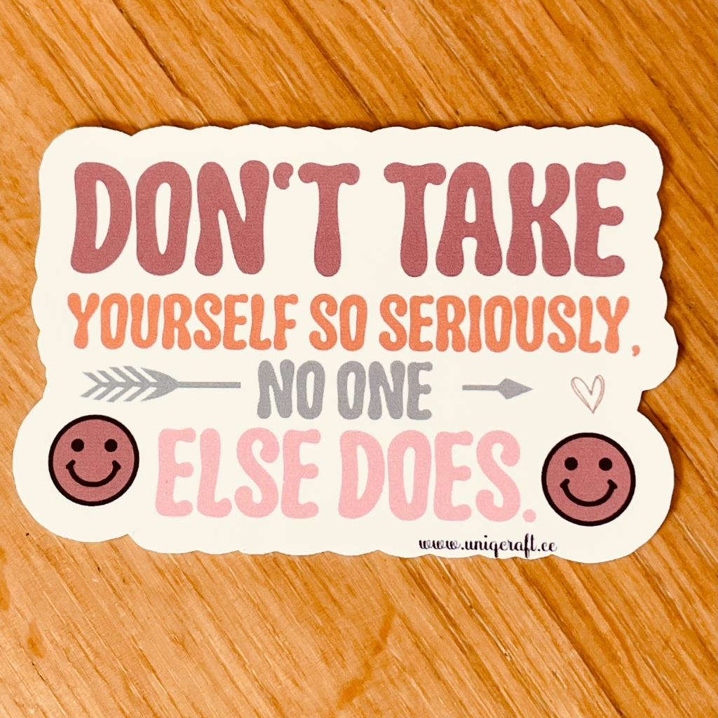 Vinüülkleebis "don't take" - Image 2