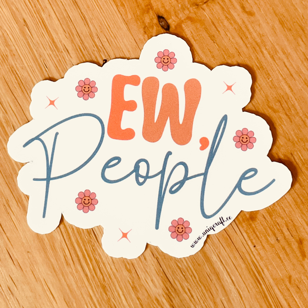 Vinüülkleebis "ew people" - Image 2