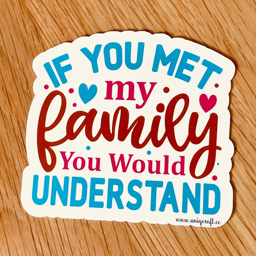 Vinüülkleebis "Family" - Image 2