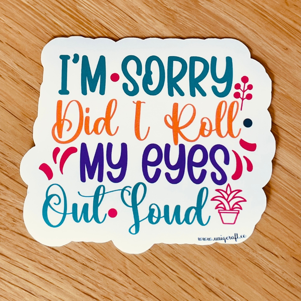 Vinüülkleebis "my eyes" - Image 2