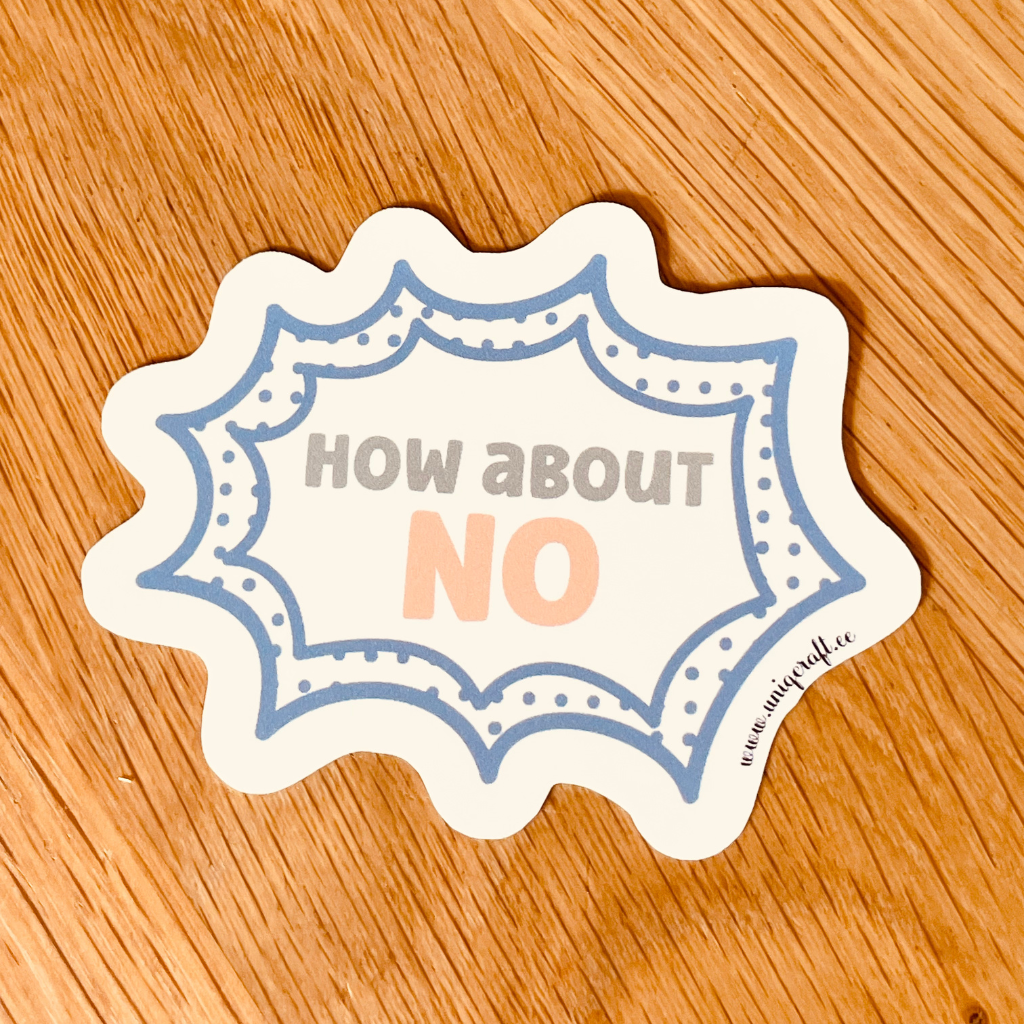 Vinüülkleebis "NO" - Image 2