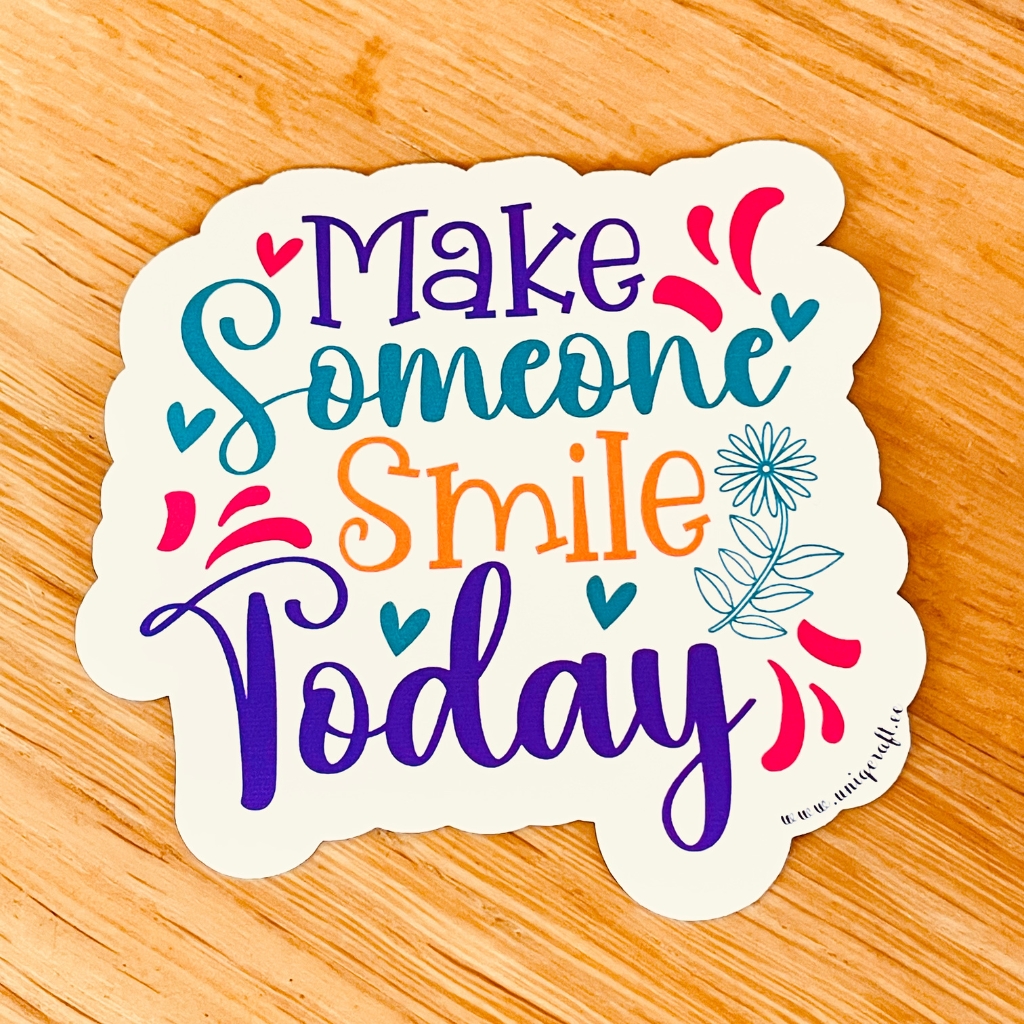 Vinüülkleebis "smile" - Image 2