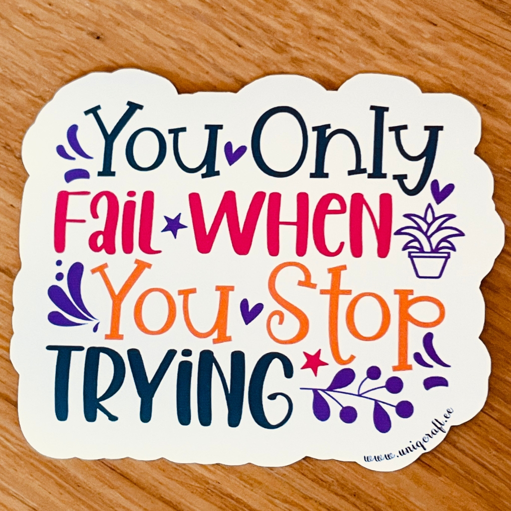 Vinüülkleebis "you only" - Image 2