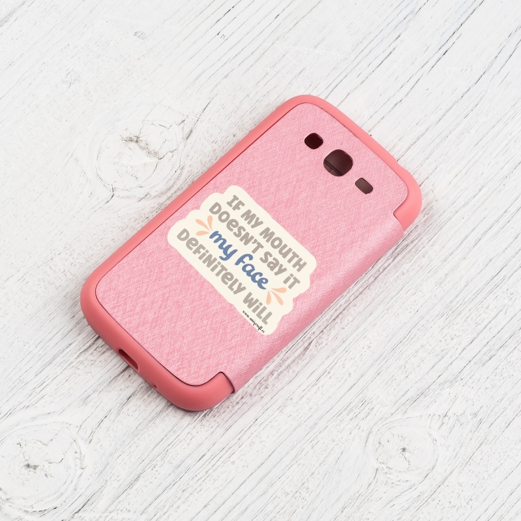 Vinüülkleebis "my face"