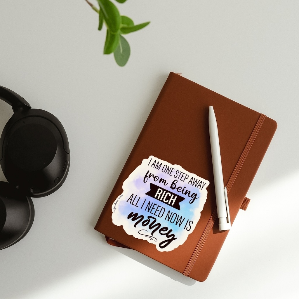 Vinüülkleebis "Rich"