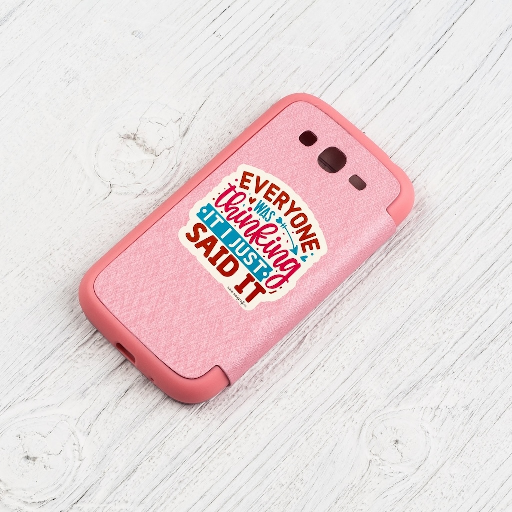 Vinüülkleebis "Thinking"