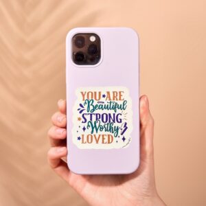 Vinüülkleebis "you are"