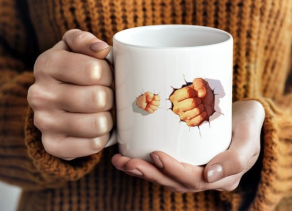 Tass "Fist bump" - Image 2