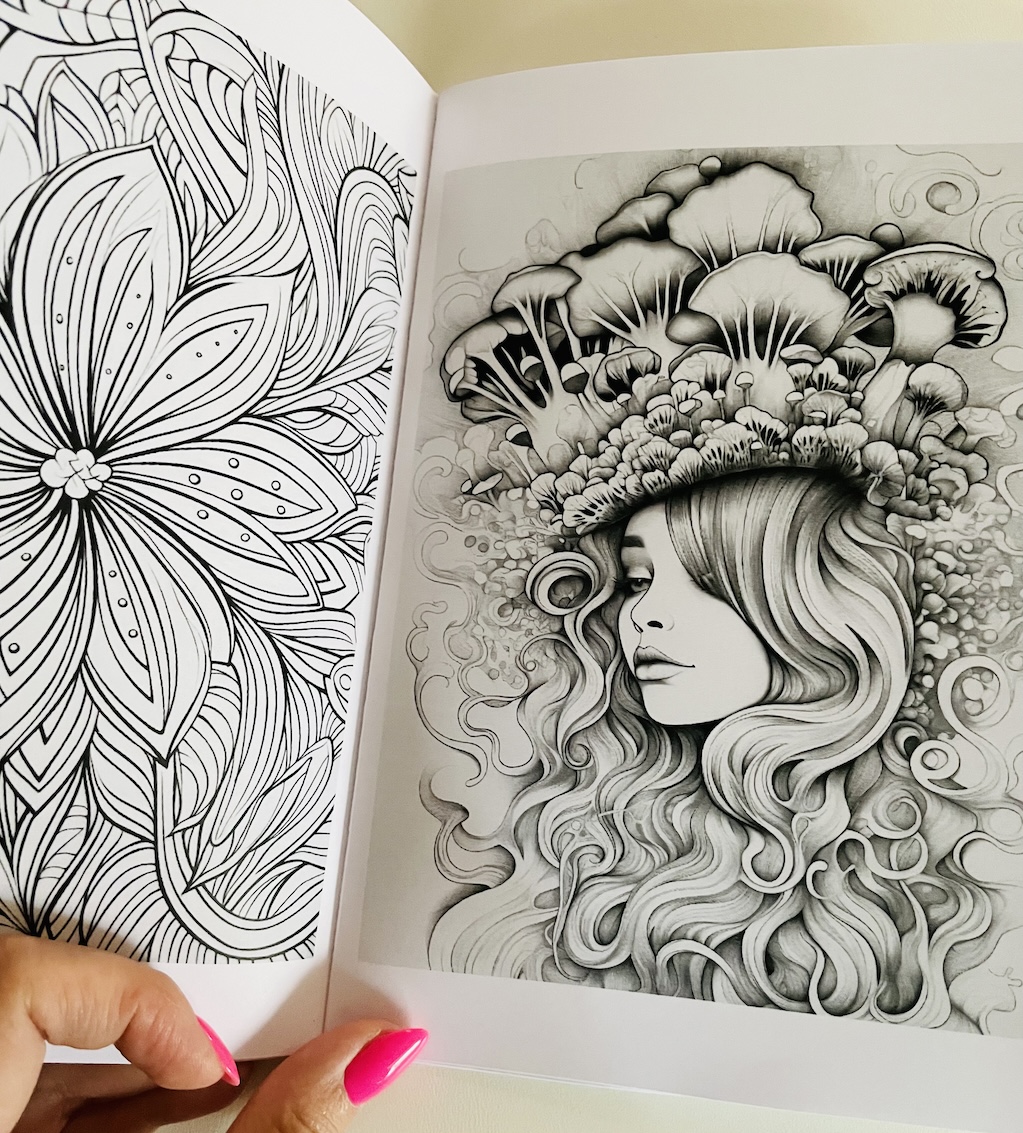 Värviraamat "Lilled" - Image 2