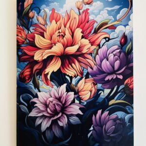 Värviraamat "Lilled"