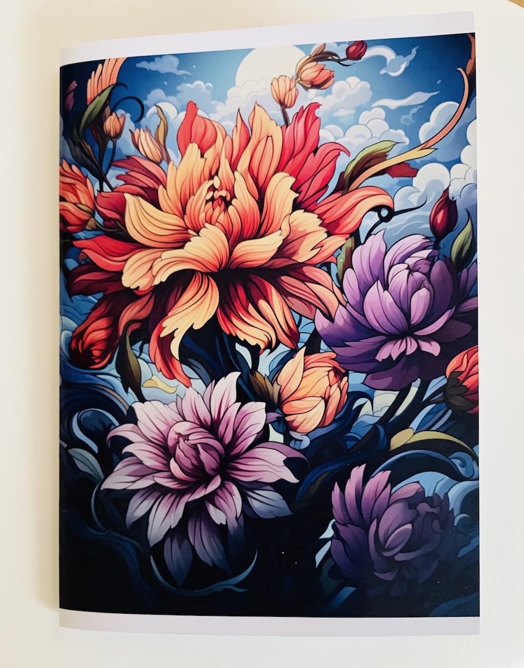 Värviraamat "Lilled"