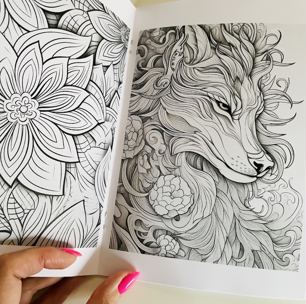 Värviraamat "Lilled" - Image 3