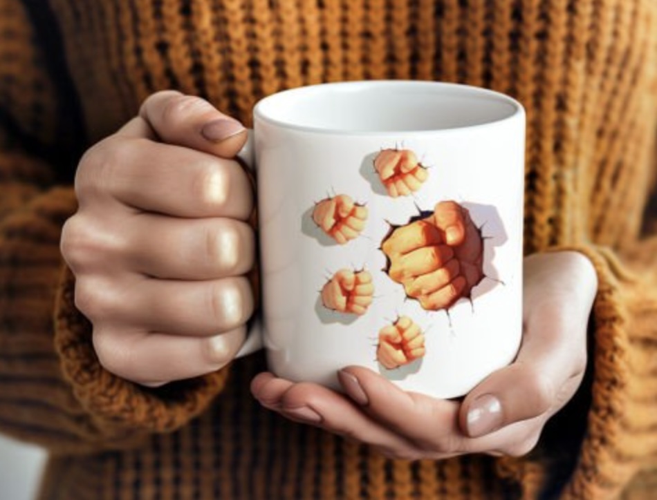 Tass "Fist bump" - Image 4