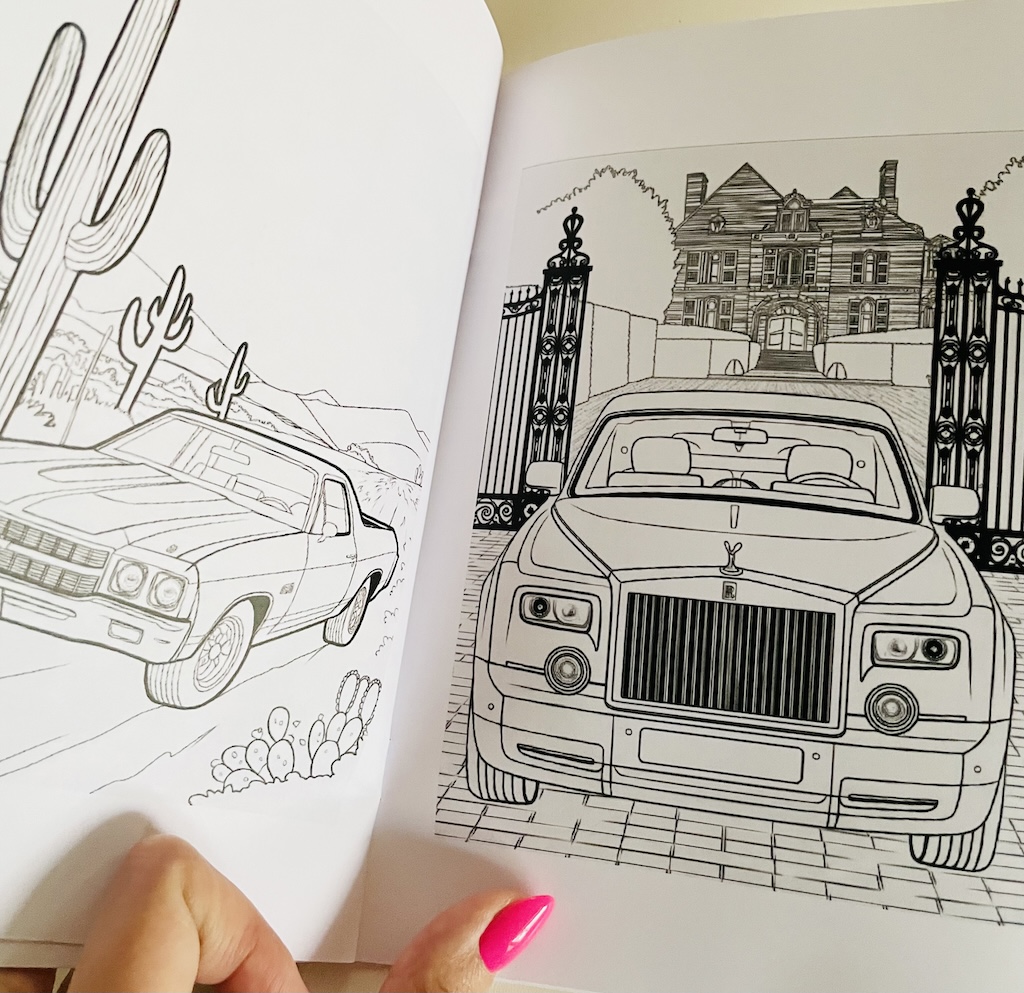 Värviraamat "Klassikalised autod" - Image 4