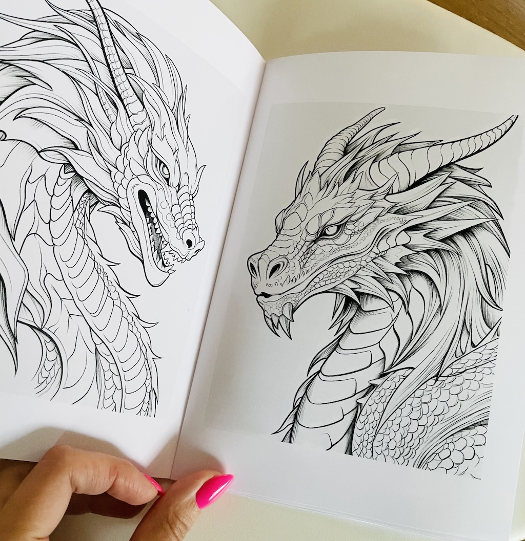 Värviraamat "Draakon" - Image 3