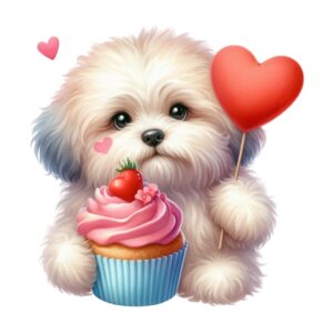 Digitaalne sõbrapäeva kaart "muffin"